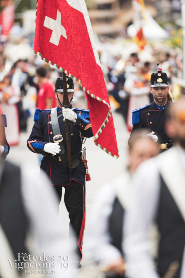Cortège - Cortège, Journées cantonales, Neuchâtel, Photographies de la Fête des Vignerons 2019.