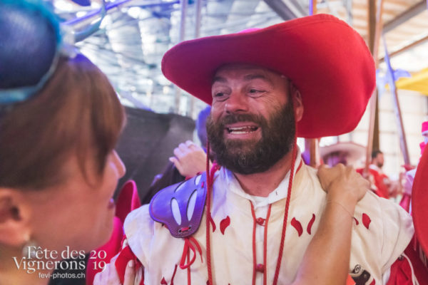 Spectacle final - Cent suisses, Chefs des choeurs, Coulisses, Final, Musiciens de la Fête, Spectacle, Photographies de la Fête des Vignerons 2019.