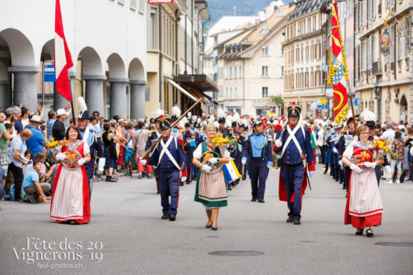 Journée cantonale, cortège du canton de Neuchâtel