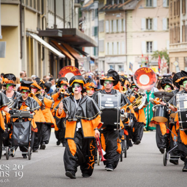 Journée cantonale, cortège du canton de Neuchâtel