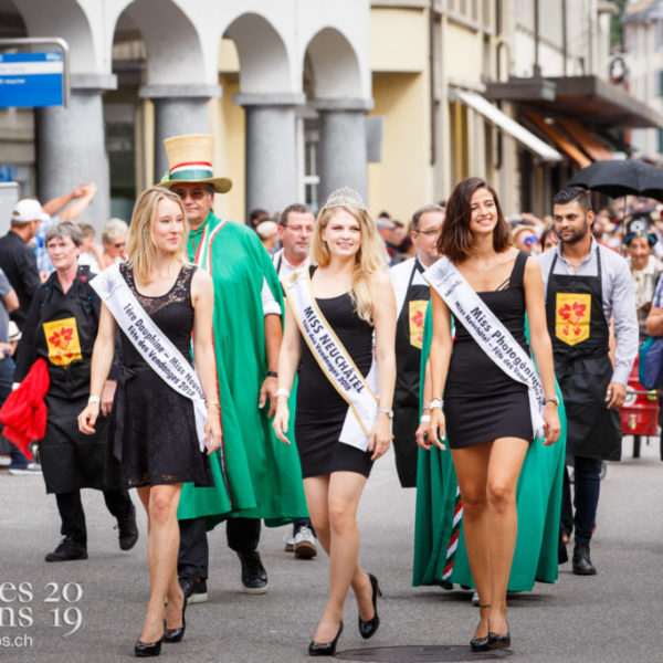 Journée cantonale, cortège du canton de Neuchâtel