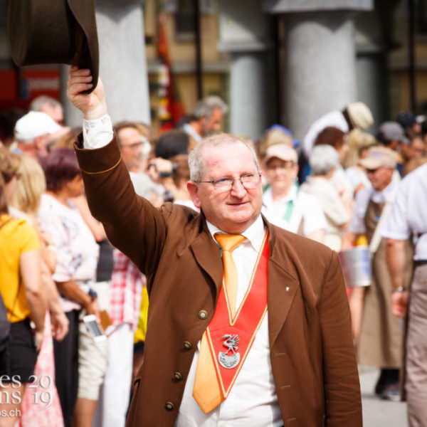 Journée cantonale, cortège du canton de Neuchâtel