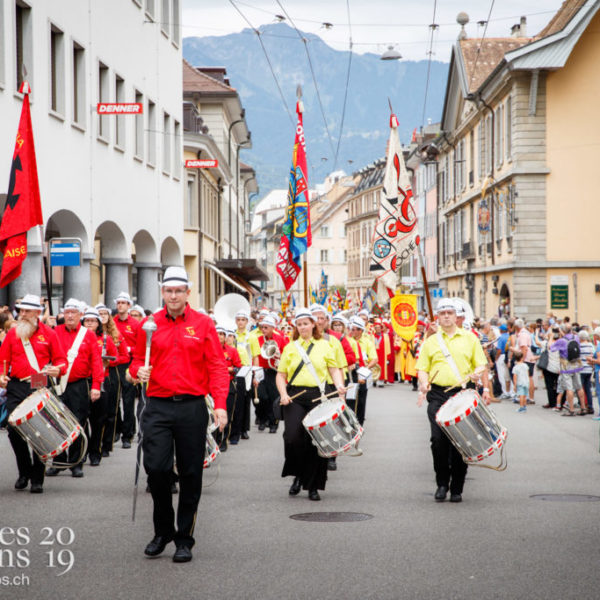 Journée cantonale, cortège du canton de Neuchâtel