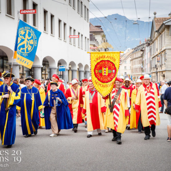 Journée cantonale, cortège du canton de Neuchâtel